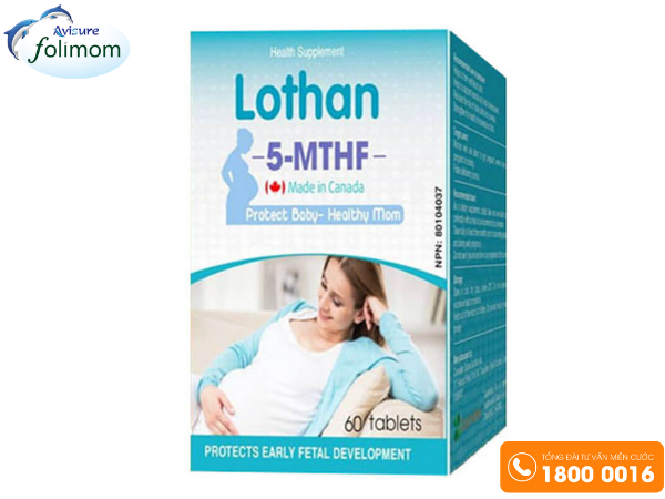 Lothan 5 MTHF hỗ trợ tăng khả năng thụ thai
